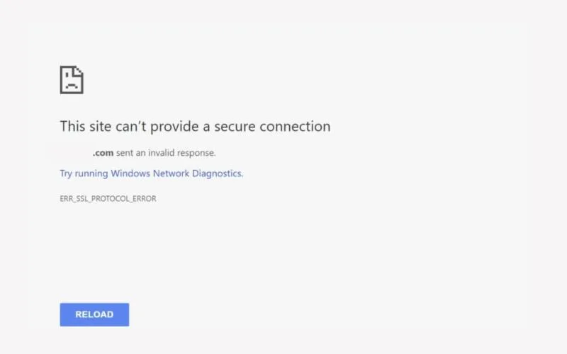 Generic SSL Protocol Error
