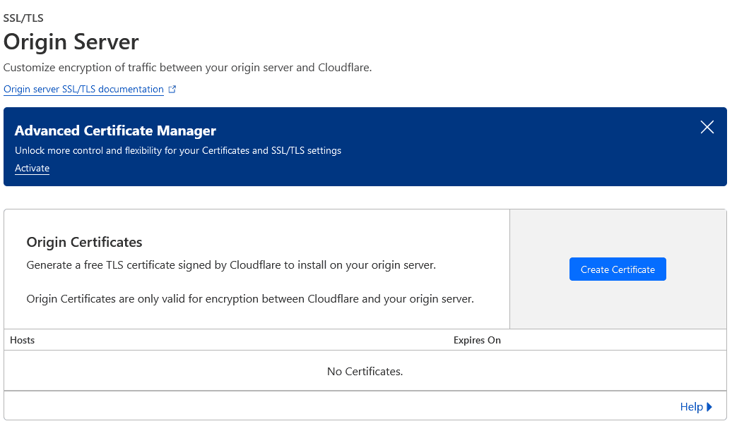 بخش Origin Server