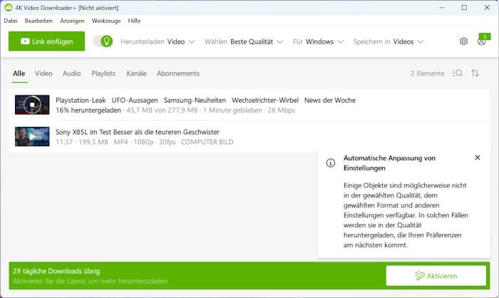 نرم افزار 4K Video Downloader