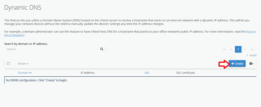 بخش Dynamic DNS در Tools