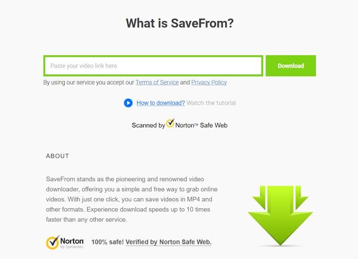 سایت SaveFrom
