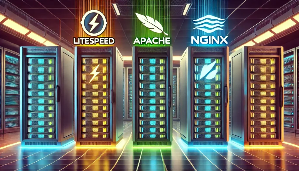 مقایسه وب‌سرورهای LiteSpeed, Apache و Nginx